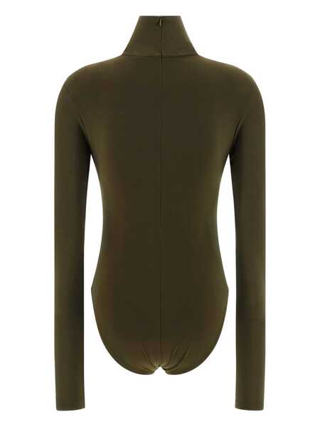 Body-uri NORMA KAMALI Norma Kamali Turtle Bodysuit GREEN Femei (BM 18973944) 2