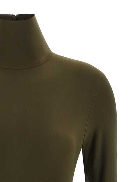 Body-uri NORMA KAMALI Norma Kamali Turtle Bodysuit GREEN Femei (BM 18973944) 3