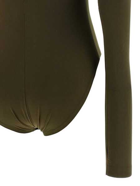 Body-uri NORMA KAMALI Norma Kamali Turtle Bodysuit GREEN Femei (BM 18973944) 4