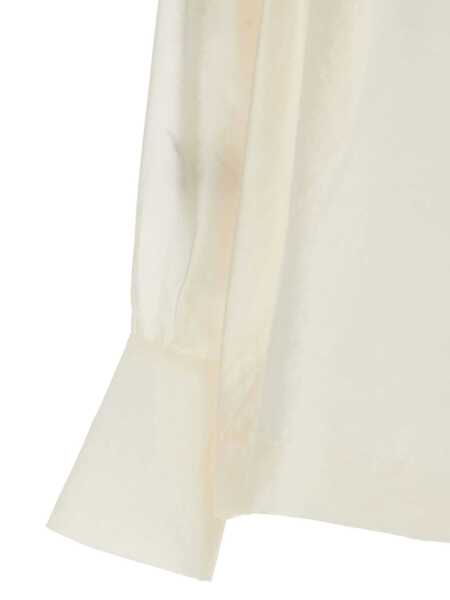 Camasi Rame White Turtleneck Pullover With Buttoned Cuffs In Tech Fabric Woman WHITE Femei (BM 18974166) 3