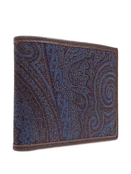 Portofele ETRO Etro Etro Essential Jacquard Wallet BROWN Barbati (BM 18974244) 3