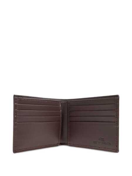 Portofele ETRO Etro Etro Essential Jacquard Wallet BROWN Barbati (BM 18974244) 4