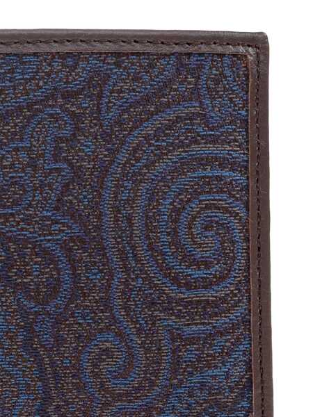 Portofele ETRO Etro Etro Essential Jacquard Wallet BROWN Barbati (BM 18974244) 5