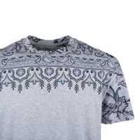 Tricouri ETRO pentru Barbati - Tricouri ETRO Etro Gray Cotton T-Shirt With Printing. GRAY Barbati (BM 18974334) - B-mall.ro