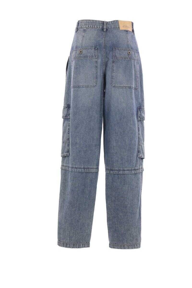 Blugi Isabel Marant Isabel Marant toile Jeans FADED BLUE Femei (BM 18974592) 2