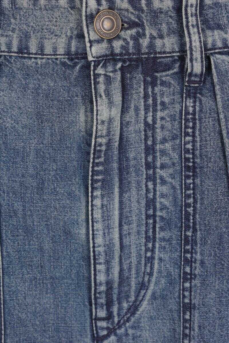 Blugi Isabel Marant Isabel Marant toile Jeans FADED BLUE Femei (BM 18974592) 4