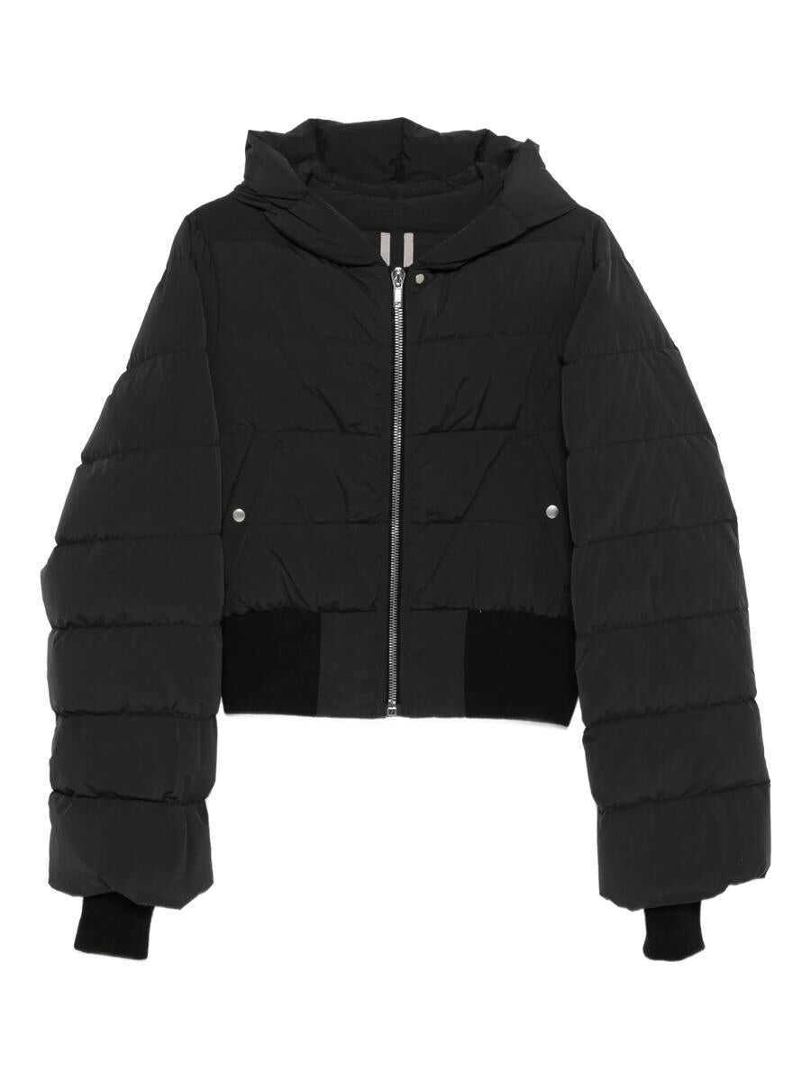 Geci Rick Owens Rick Owens Hooded Jkt Clothing Black Femei (BM 18974676) 1