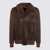 Rick Owens Rick Owens Brown Hollywood Leather Jacket DARKDUST