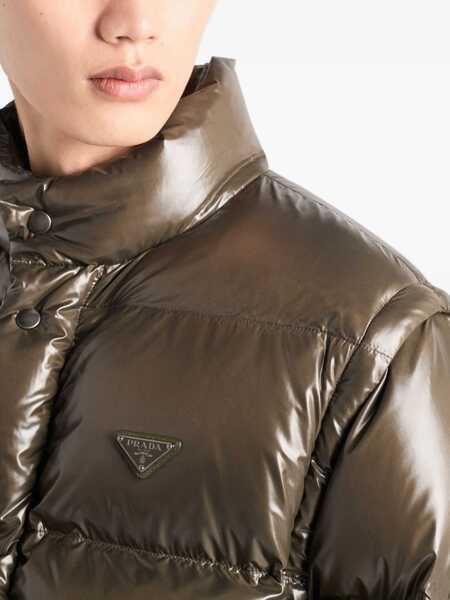 Geci de iarna Prada Prada Nylon Down Jacket Clothing MULTICOLOUR Barbati (BM 18974871) 5