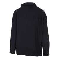 Camasi Blue Shirt With Asymmetric Design In Wool Man Barbati