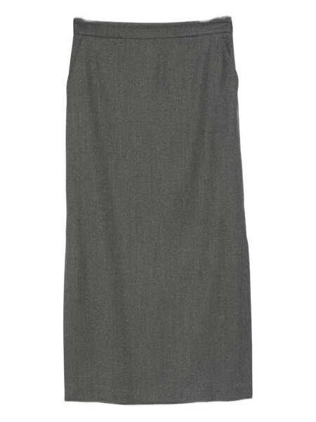 Fuste ANTONELLI Antonelli Timballo Midi Skirt GREY Femei (BM 18975015) 1