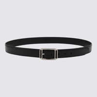Curele Tom Ford Black Leather Belt Barbati