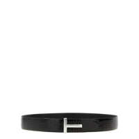 Curele Tom Ford Reversible Crocodile Leather Belt Barbati