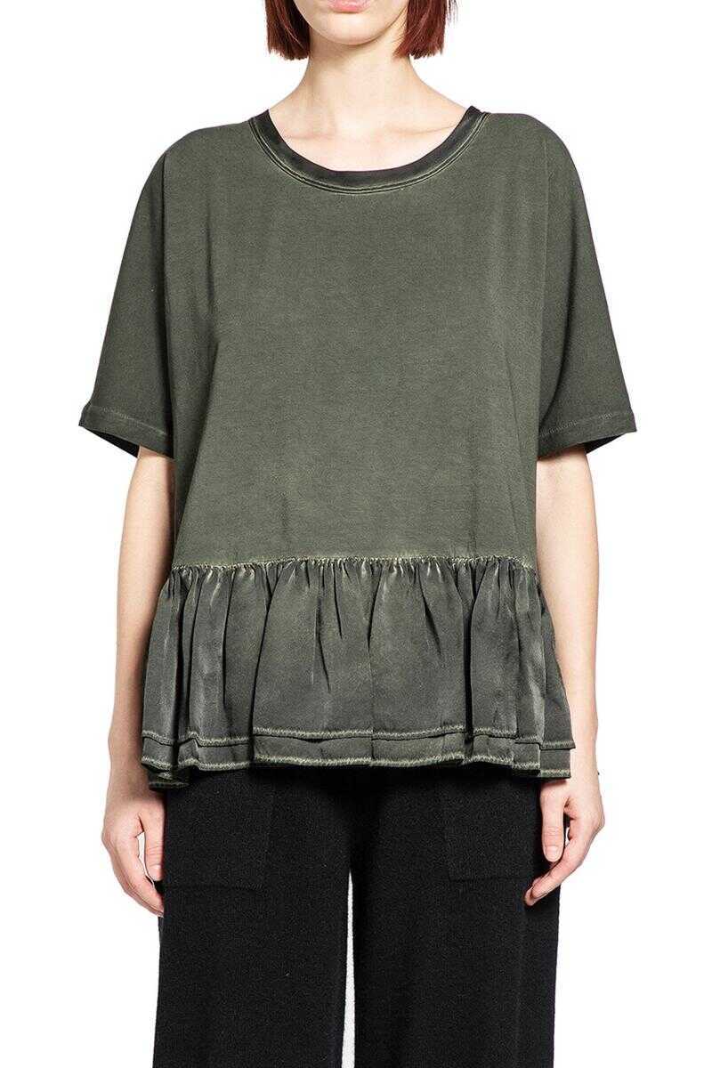 Topuri UMA WANG Uma Wang Tops GREEN Femei (BM 18975099) 1