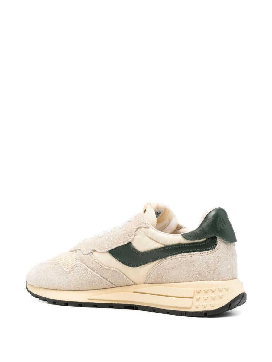 Sneakers AUTRY Autry Medalist Sneakers In Beige And Dark Green With Suede Inserts Beige Barbati (BM 18975312) 3