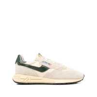 Sneakers Autry Medalist Sneakers In Beige And Dark Green With Suede Inserts Barbati