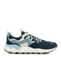 Sneakers Flower Mountain Yamano 3 Uni Blue And Light Blue Suede And Fabric Sneakers. Barbati