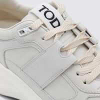 Sneakers TOD'S Dama - Sneakers TODS TodS White Leather Sneakers White Femei (BM 18975375) - B-mall.ro