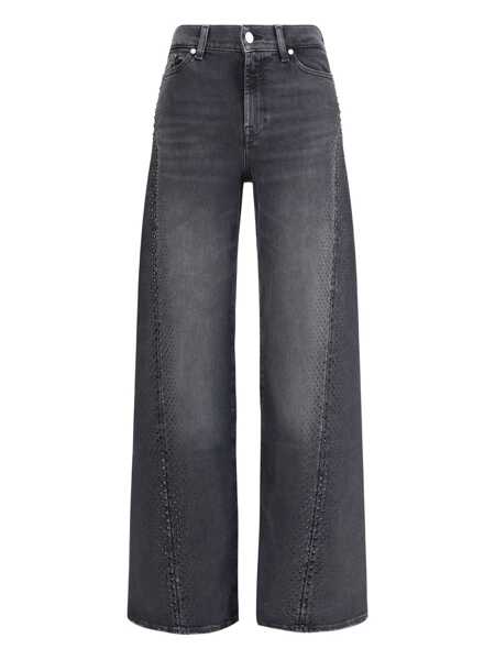 Blugi drepti 7 For All Mankind TWISTED LOTTA Bottomline With Crystals Blue Femei (BM 18975459) 1