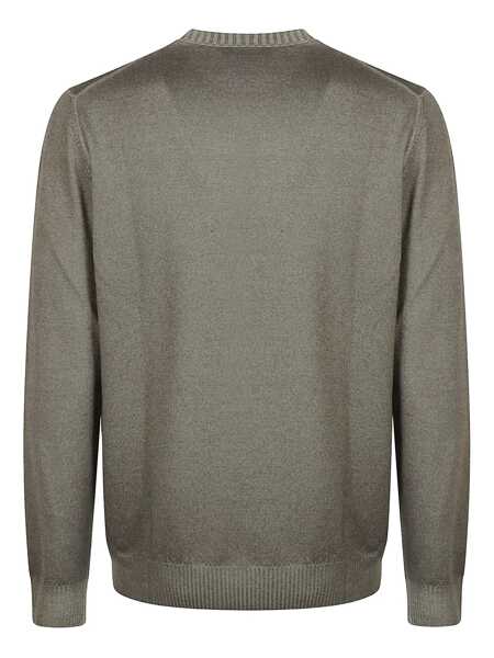 Pulovere Fay CREWNECK SWEATER Green Barbati (BM 18975696) 2