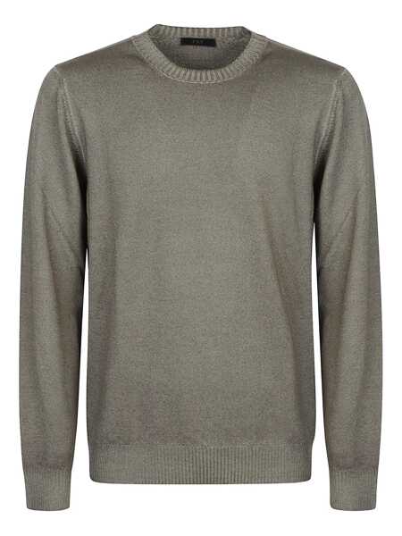 Pulovere Fay CREWNECK SWEATER Green Barbati (BM 18975696) 1