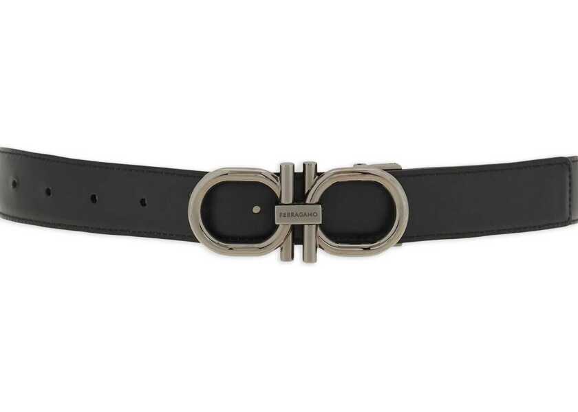 Curele Ferragamo Reversible Gancini Belt DARK BROWN Barbati (BM 18975742) 3
