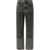 Pinko Five-pocket Jeans with mini studs LAVAGGIO DARK GRAY