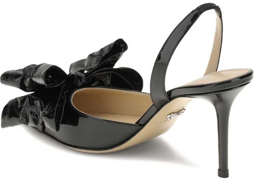 Pantofi cu toc MACH & MACH Cadeau Wrapped Leather Pumps BLACK Femei (BM 18975784) 5