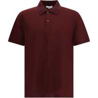 Tricouri Polo Alexander McQueen Polo with striped detail