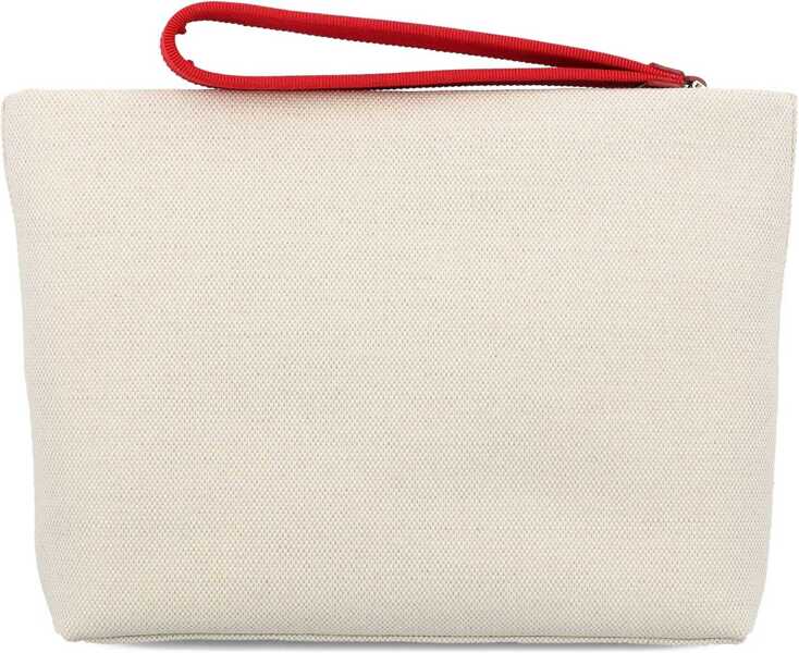 Genti de mana Givenchy Canvas Pochette BEIGE/ RED Femei (BM 18975790) 2