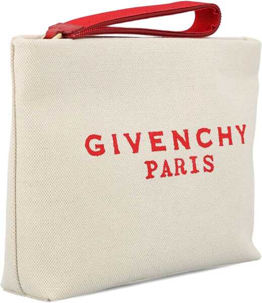 Genti de mana Givenchy Canvas Pochette BEIGE/ RED Femei (BM 18975790) 3