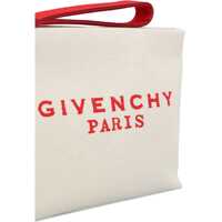 Genti de mana Givenchy Dama - Genti de mana Givenchy Canvas Pochette BEIGE/ RED Femei (BM 18975790) - B-mall.ro