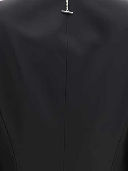 Jachete Alexander McQueen Black single-breasted jacket BLACK Femei (BM 18975823) 5