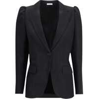 Jachete Black single-breasted jacket Femei