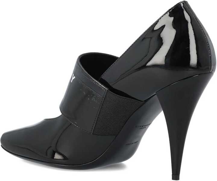 Pantofi cu toc Givenchy Sliced Square Logo Pumps BLACK Femei (BM 18975856) 4