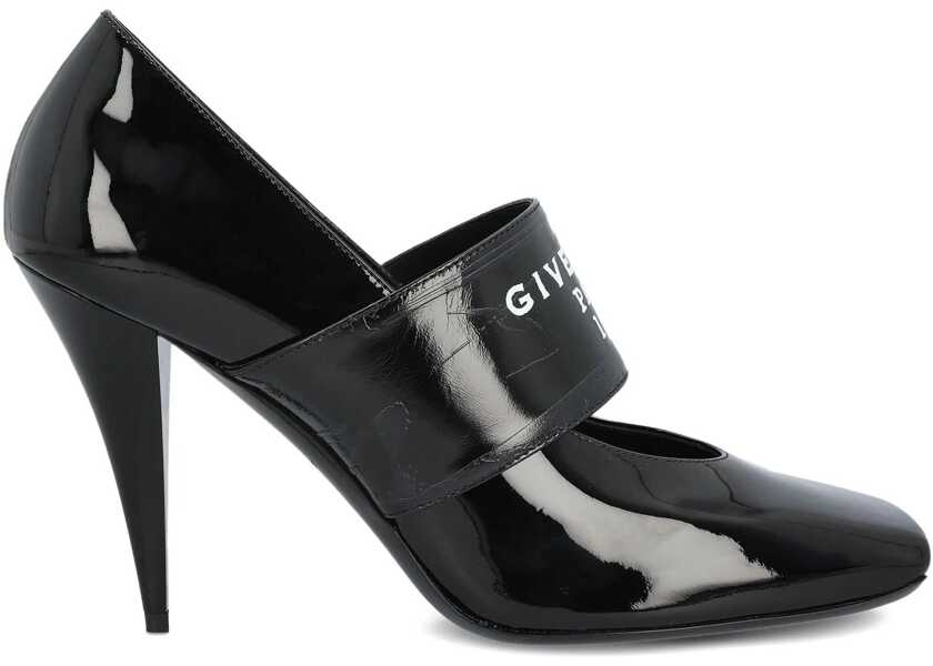 Pantofi cu toc Givenchy Sliced Square Logo Pumps BLACK Femei (BM 18975856) 1