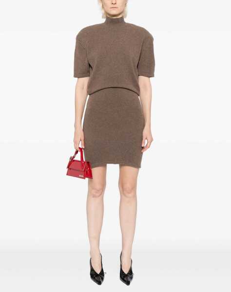 Rochii JACQUEMUS Knitted Dress BROWN Femei (BM 18975880) 2