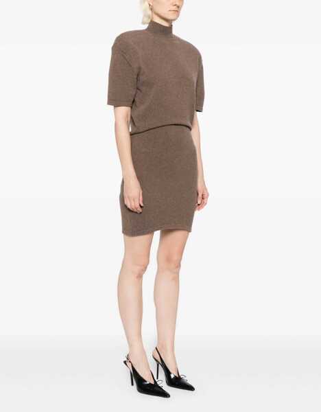 Rochii JACQUEMUS Knitted Dress BROWN Femei (BM 18975880) 3