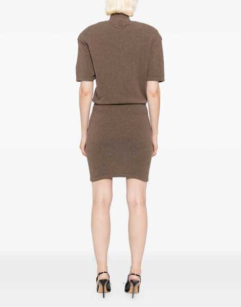 Rochii JACQUEMUS Knitted Dress BROWN Femei (BM 18975880) 4