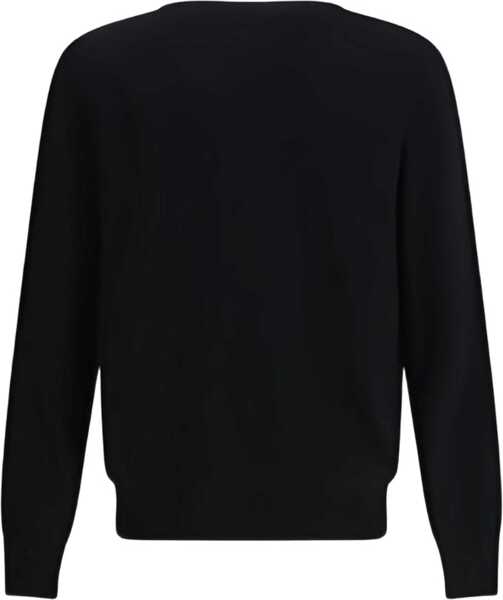 Pulovere Alexander McQueen Logoed wool Sweater BLACK/LUST RED Barbati (BM 18975895) 3