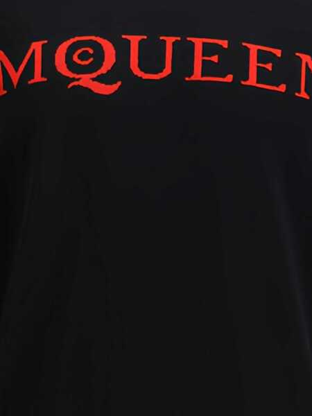 Pulovere Alexander McQueen Logoed wool Sweater BLACK/LUST RED Barbati (BM 18975895) 5