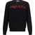 Alexander McQueen Logoed wool Sweater BLACK/LUST RED