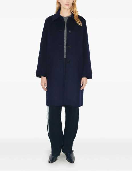 Paltoane Tory Burch Reversible double-face Wool Coat MEDIUM NAVY/T LOGO Femei (BM 18975922) 3