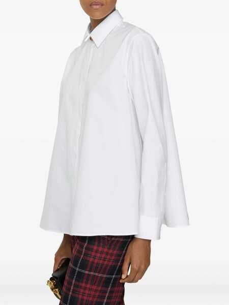 Bluze Burberry Slim fit Cotton Shirt OPTIC WHITE Femei (BM 18975943) 2