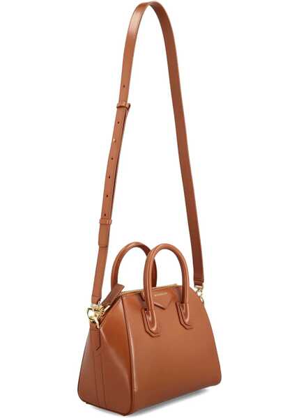 Genti de mana Givenchy Antigona mini Handbag CARAMEL BROWN Femei (BM 18975961) 3