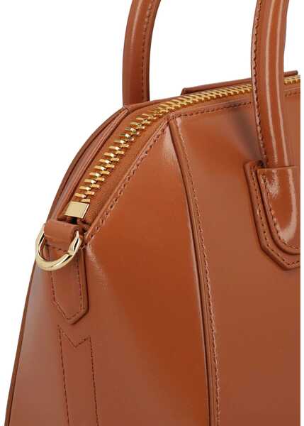 Genti de mana Givenchy Antigona mini Handbag CARAMEL BROWN Femei (BM 18975961) 4