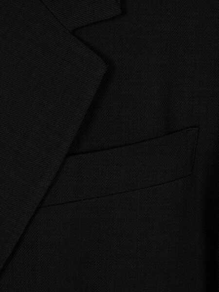 Veste casual AMI Paris Single-breasted Jacket in virgin wool ANTHRACITE Barbati (BM 18975970) 3