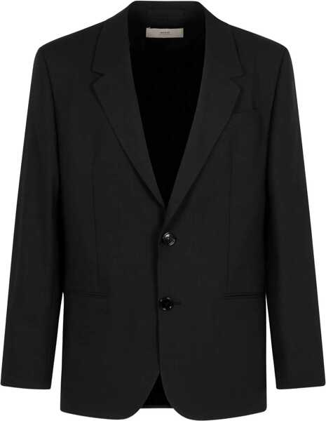 Veste casual AMI Paris Single-breasted Jacket in virgin wool ANTHRACITE Barbati (BM 18975970) 1