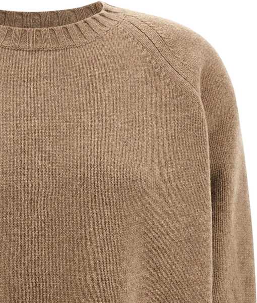 Pulovere Tory Burch Merino wool Sweater MELANGE OATMEAL Femei (BM 18975994) 3