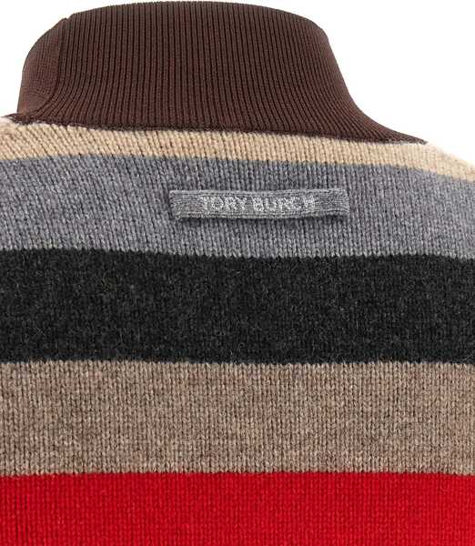 Pulovere Tory Burch Merino Wool Turtleneck Sweater RED WIDE STRIPE Femei (BM 18976003) 4